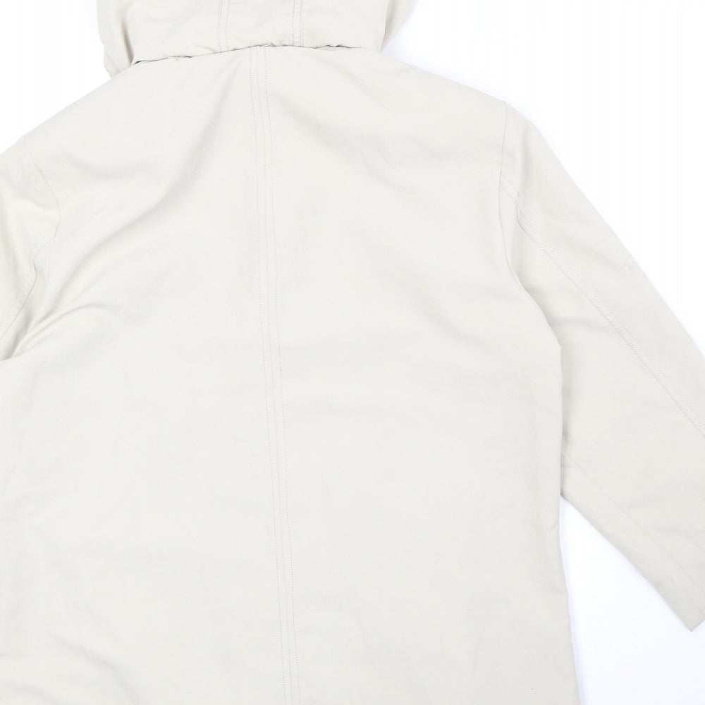 Katherine Hammond Womens Ivory Jacket Size 10 Zip