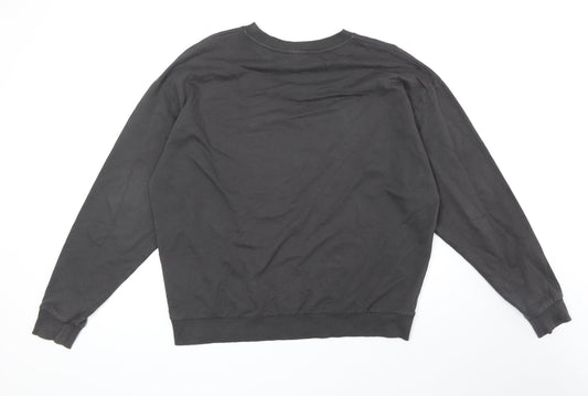 ASOS Womens Grey 100% Cotton Pullover Sweatshirt Size 8 Pullover