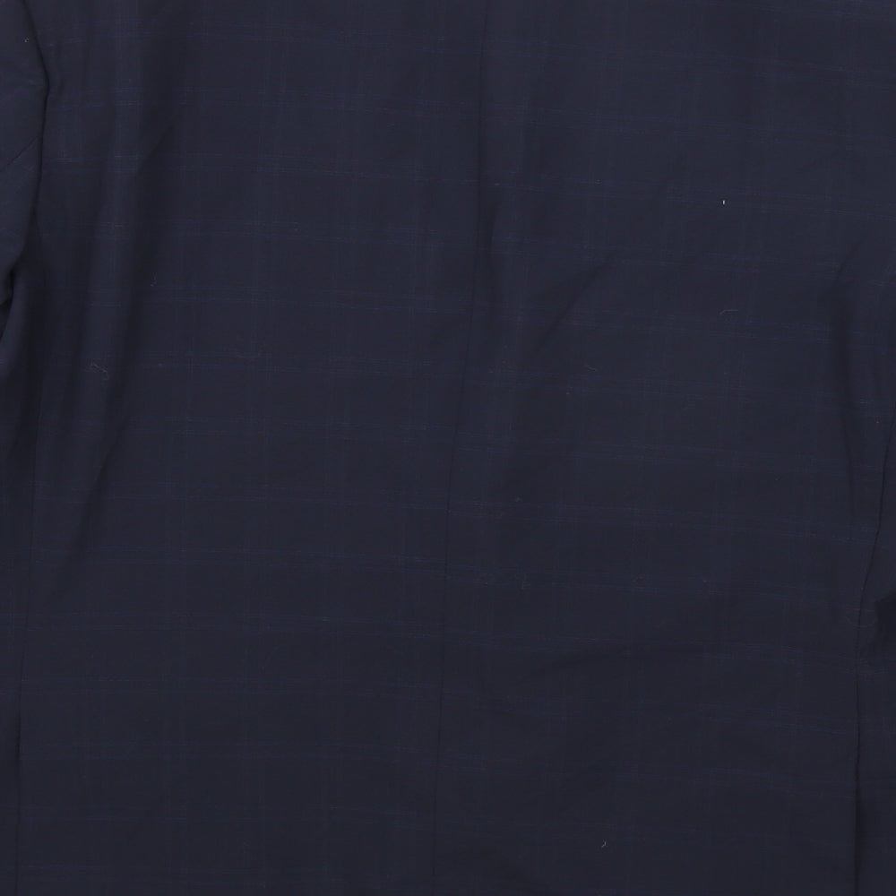 Marks and Spencer Mens Blue Wool Jacket Suit Jacket Size 2XL Regular