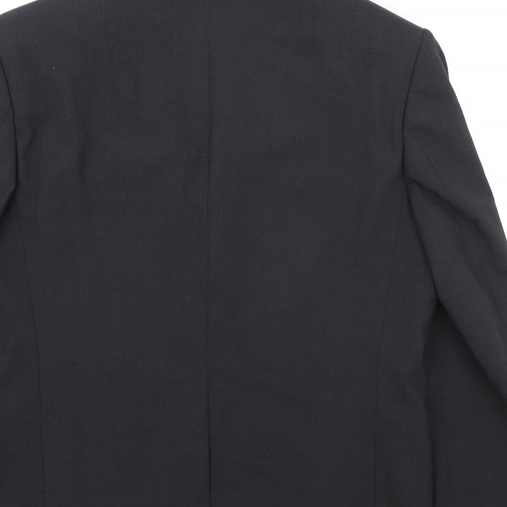 Marks and Spencer Mens Grey Polyester Jacket Suit Jacket Size 42 Regular