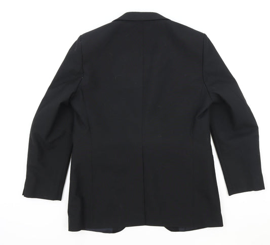 Burton Mens Black Polyester Jacket Suit Jacket Size M Regular