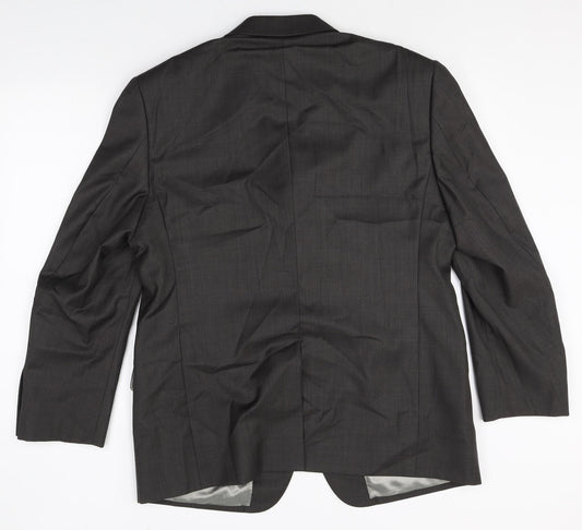 Marks and Spencer Mens Grey Wool Jacket Suit Jacket Size 42 Regular