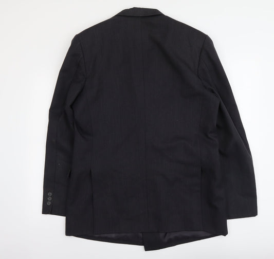 Sam's Mens Grey Polyester Jacket Suit Jacket Size L Regular