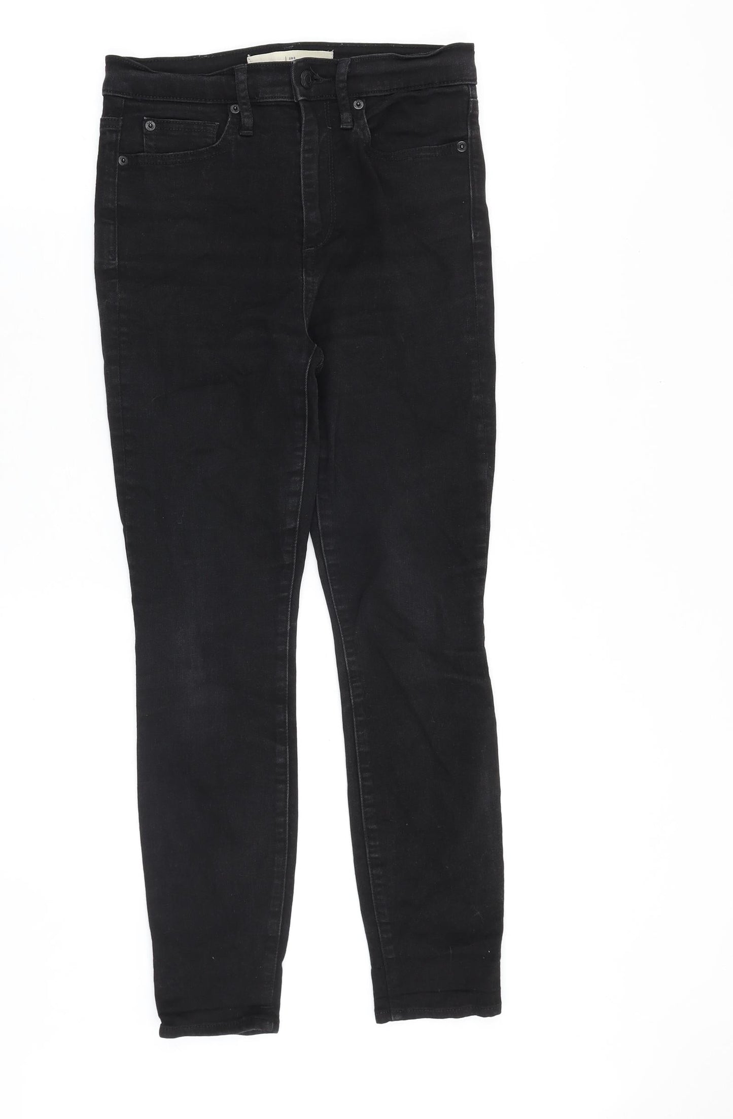 Gap Womens Black Cotton Skinny Jeans Size 26 in Slim Zip