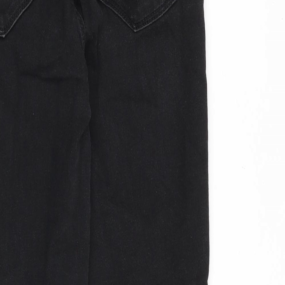 Gap Womens Black Cotton Skinny Jeans Size 26 in Slim Zip