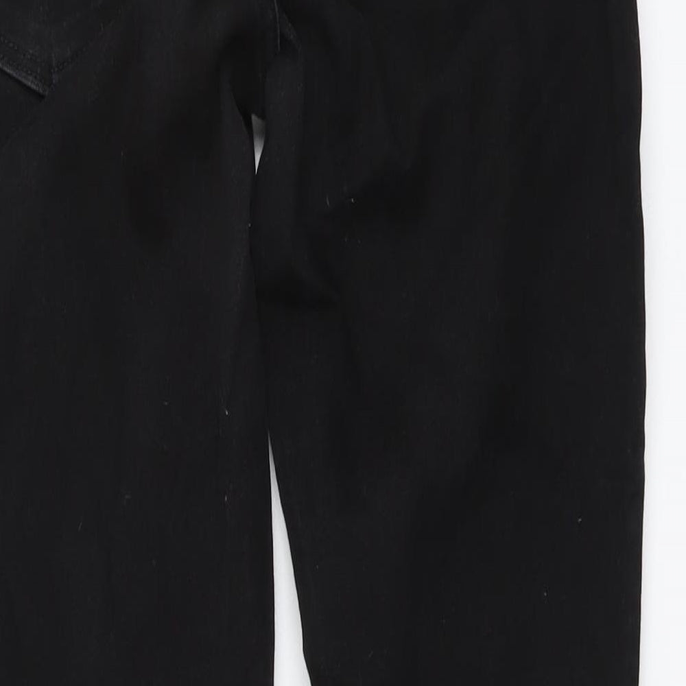 Gap Womens Black Cotton Skinny Jeans Size 28 in L28 in Regular Button