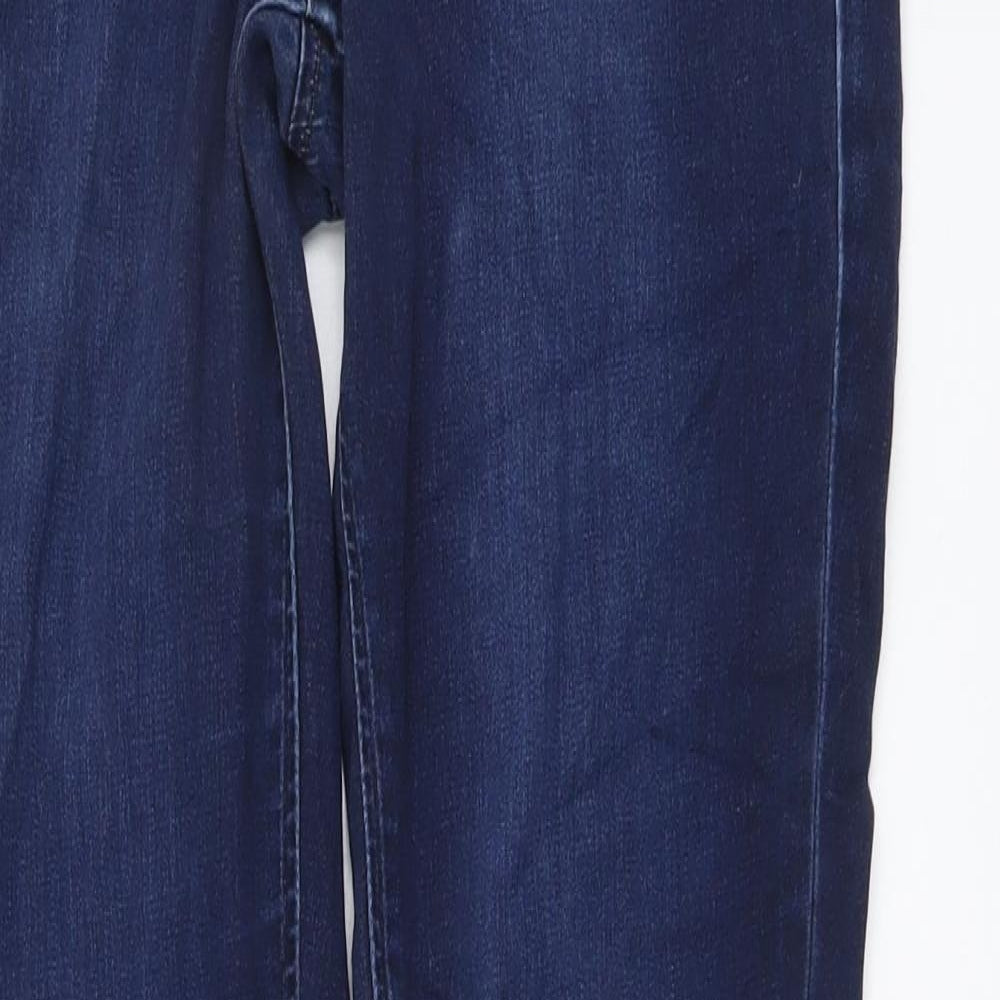 Gap Womens Blue Cotton Skinny Jeans Size 28 in L32 in Regular Button