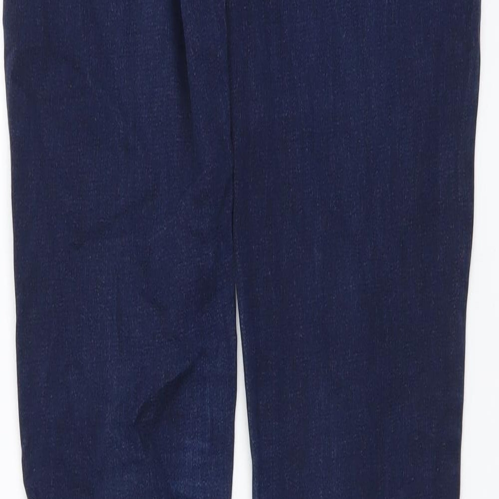 Gap Womens Blue Cotton Skinny Jeans Size 28 in L32 in Regular Button