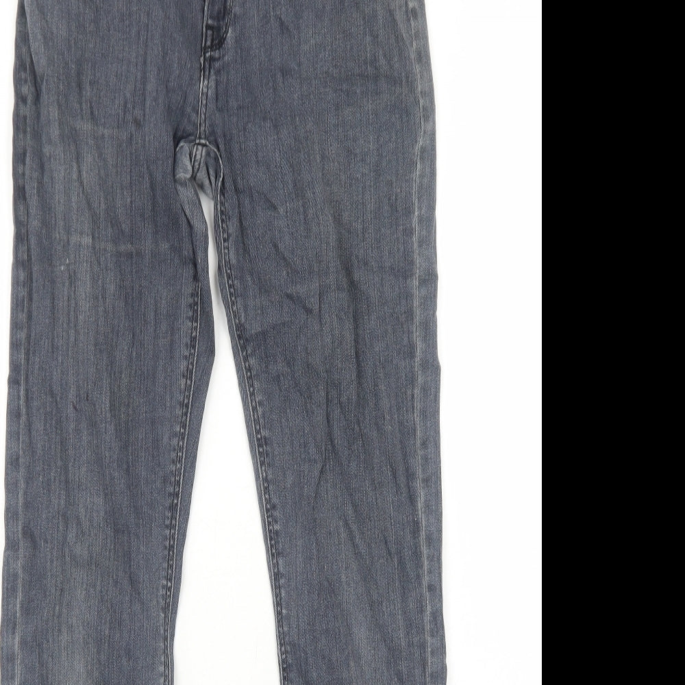 Lee Cooper Mens Grey Cotton Skinny Jeans Size M L33 in Regular Zip