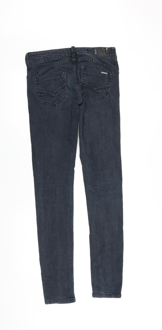 Stradivarius Womens Black Cotton Skinny Jeans Size 30 in Slim Zip