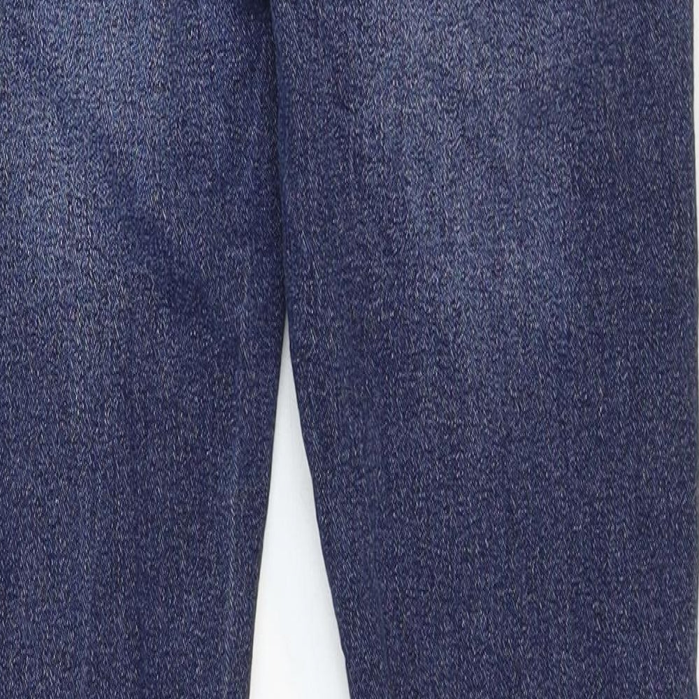 ONLY & SONS Womens Blue Cotton Skinny Jeans Size 28 in Regular Zip
