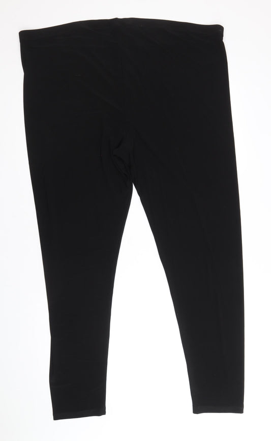 Mr Max Womens Black Polyester Jogger Leggings Size 2XS