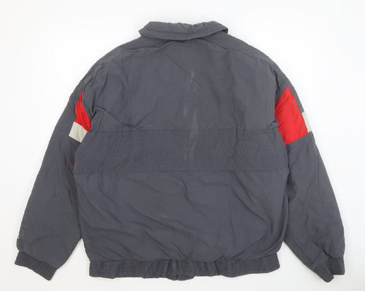 Roffe Mens Green Rain Coat Coat Size L Zip