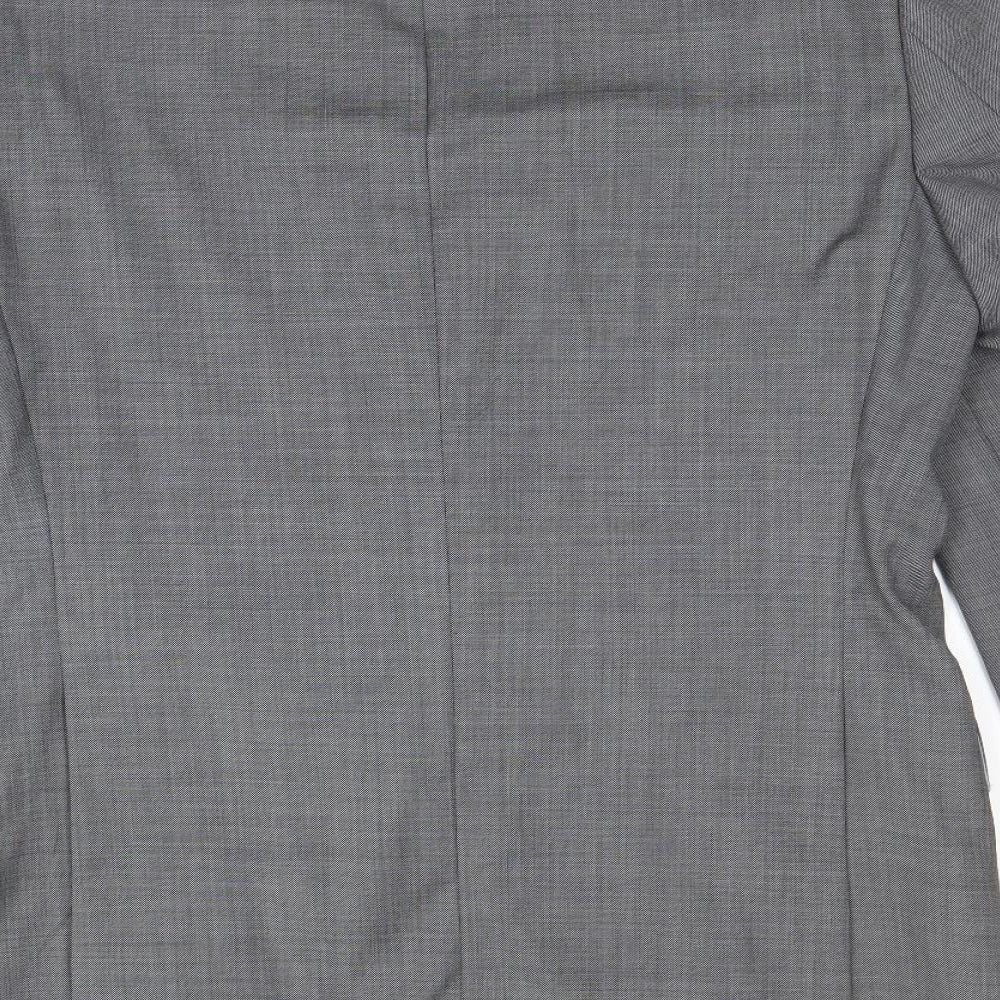 Marks and Spencer Mens Grey Wool Jacket Suit Jacket Size 38 Regular