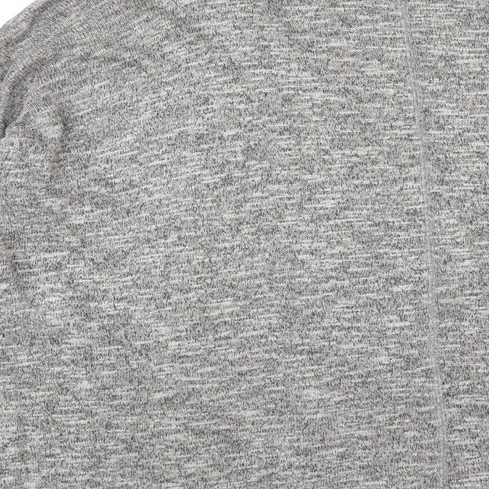 New Look Womens Grey Round Neck Viscose Pullover Jumper Size 12