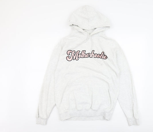 Preworn Womens Grey Cotton Pullover Hoodie Size S Pullover
