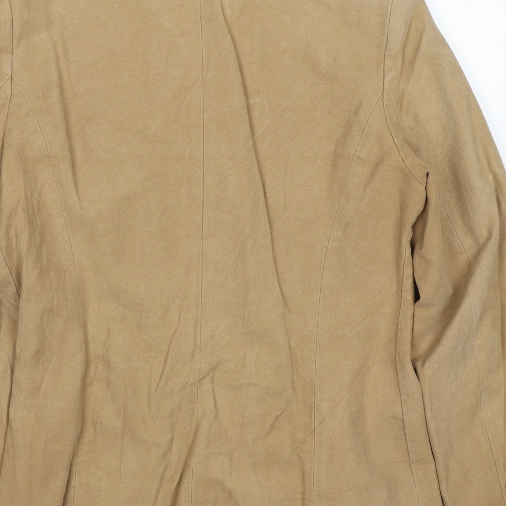 Gap Womens Brown Pea Coat Jacket Size M Button