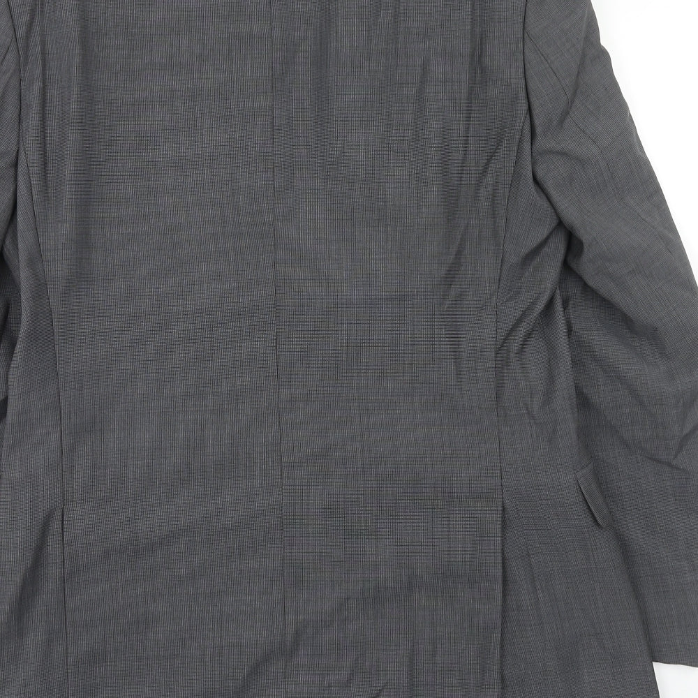 Marks and Spencer Mens Grey Wool Jacket Suit Jacket Size 38 Regular
