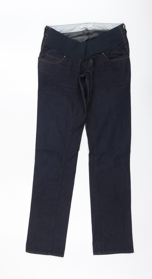 mamas & papas Womens Blue Cotton Jegging Jeans Size 8 L31 in Regular
