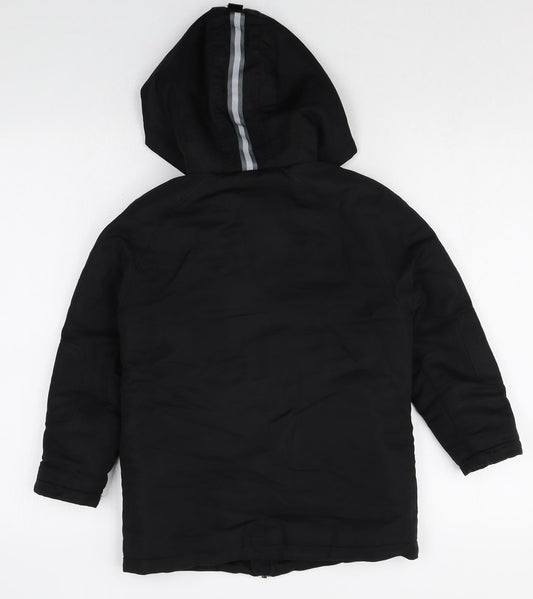 ANDY & EVANS Boys Black Jacket Size S Zip