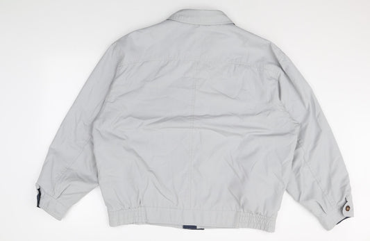 DANNIMAC Womens Grey Jacket Size 28 Zip