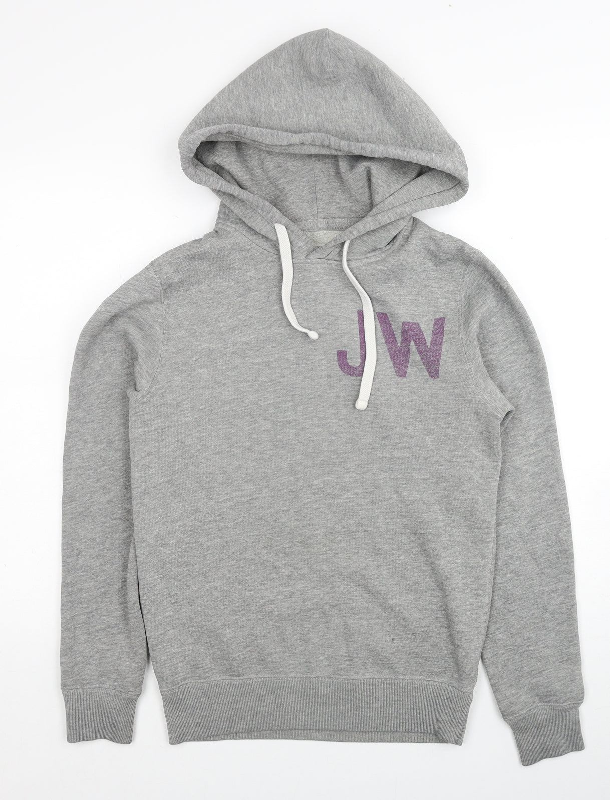 Jack Wills Womens Grey Cotton Pullover Hoodie Size XS Pullover