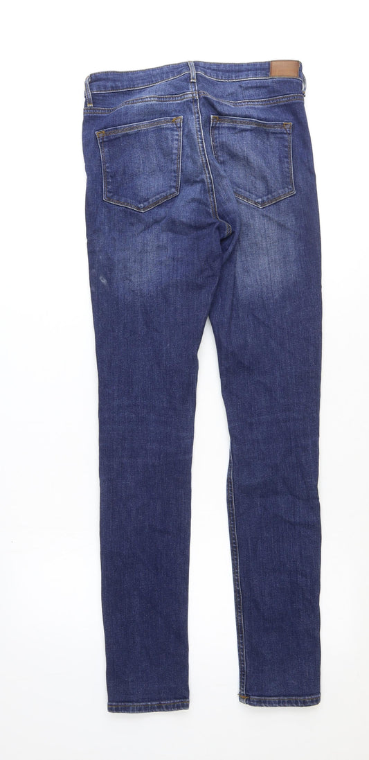 cross Jeans Womens Blue Cotton Skinny Jeans Size 29 in Regular Zip