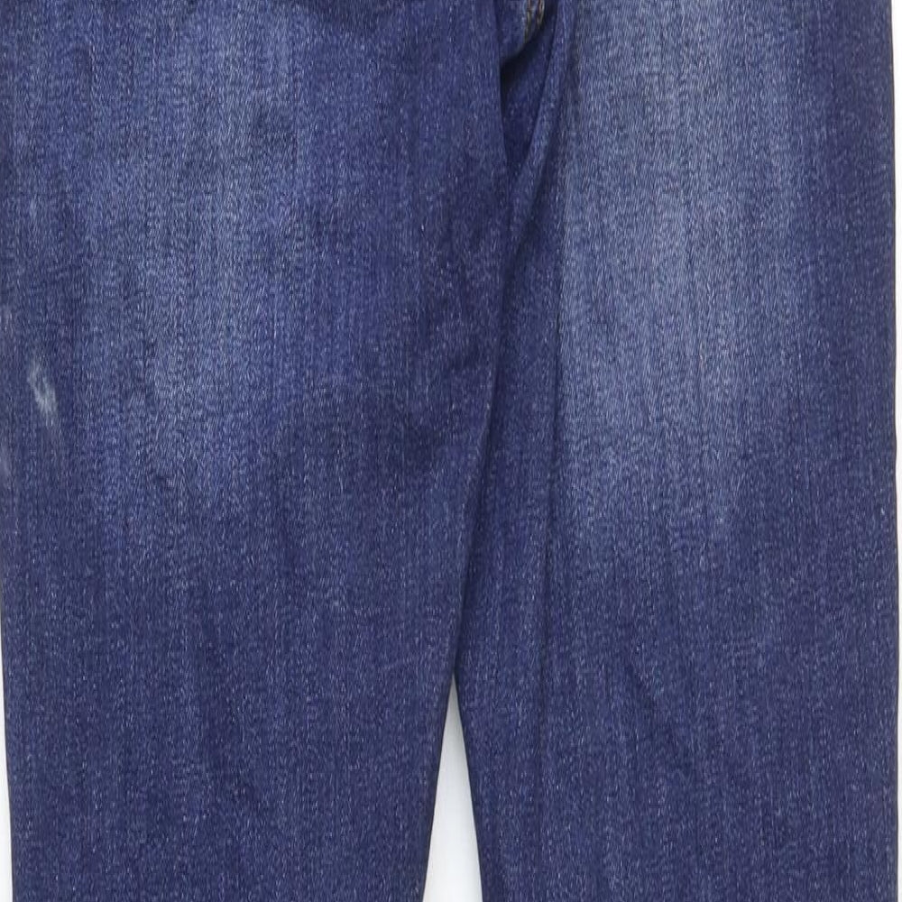 cross Jeans Womens Blue Cotton Skinny Jeans Size 29 in Regular Zip
