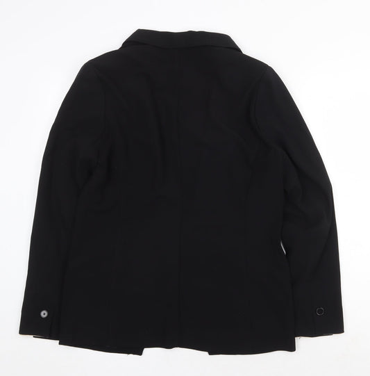 Marks and Spencer Womens Black Jacket Blazer Size 12