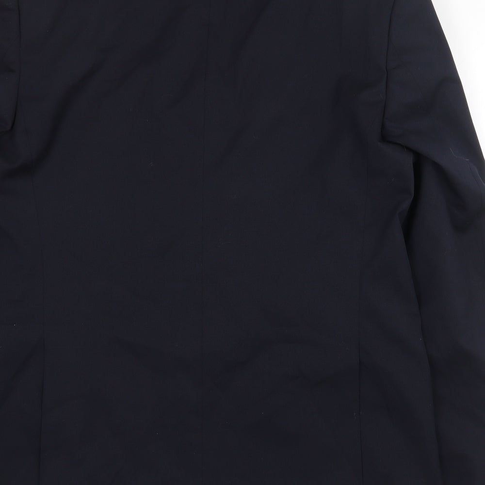 Marks and Spencer Mens Blue Wool Jacket Suit Jacket Size 40 Regular