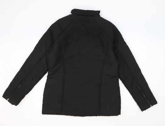 Style Womens Black Jacket Size 12 Zip