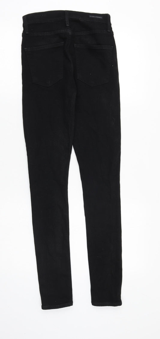 C of H Womens Black Cotton Skinny Jeans Size 26 in Slim Zip
