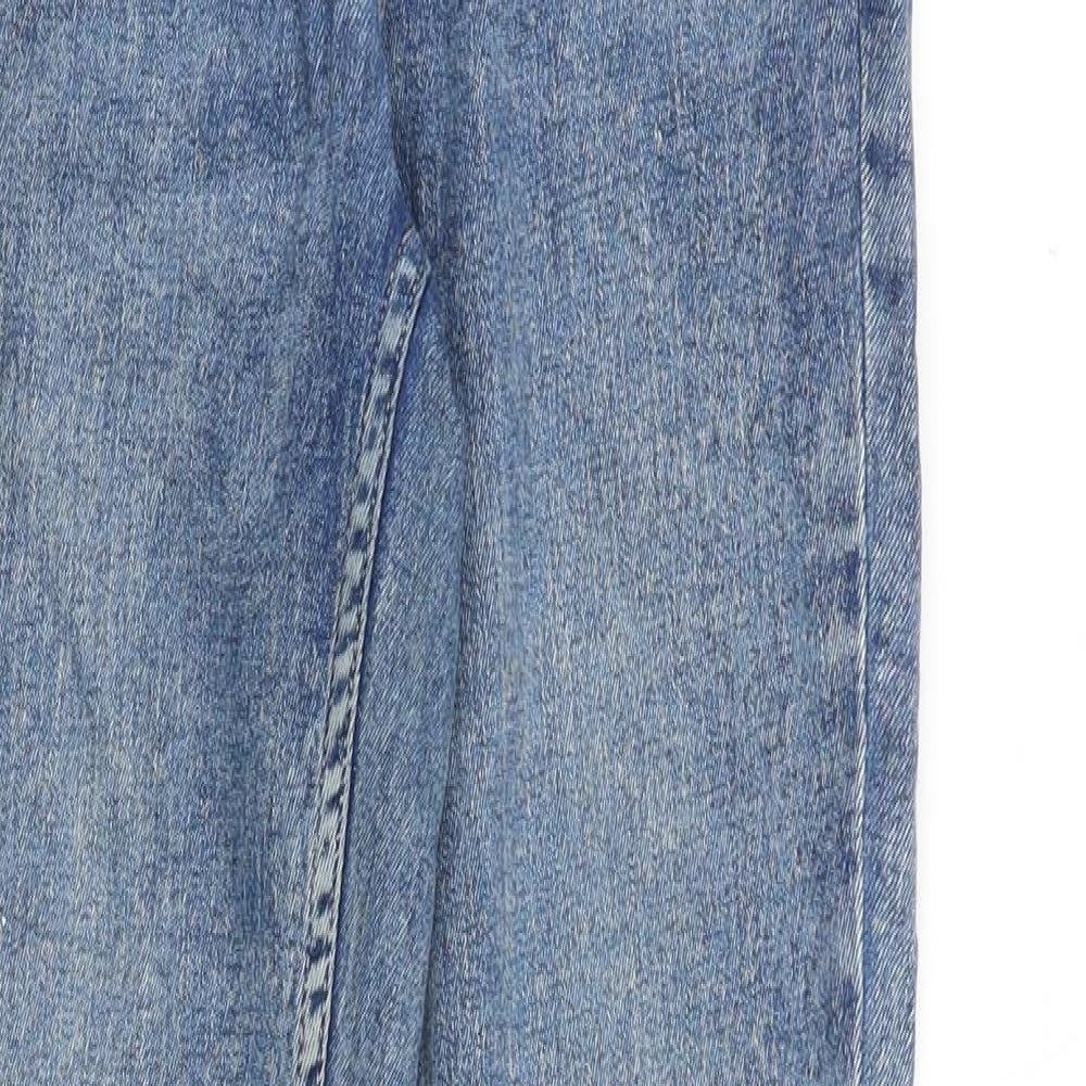 Gap Womens Blue Cotton Skinny Jeans Size 26 in Slim Zip