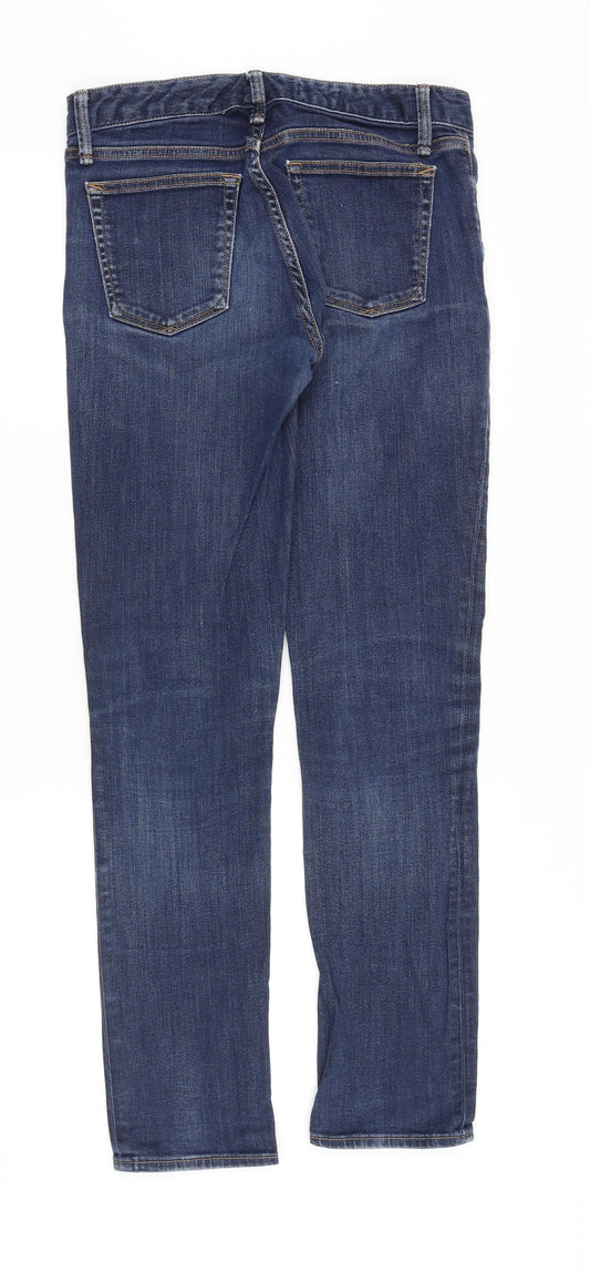 Gap Mens Blue Cotton Skinny Jeans Size 27 in Regular Zip