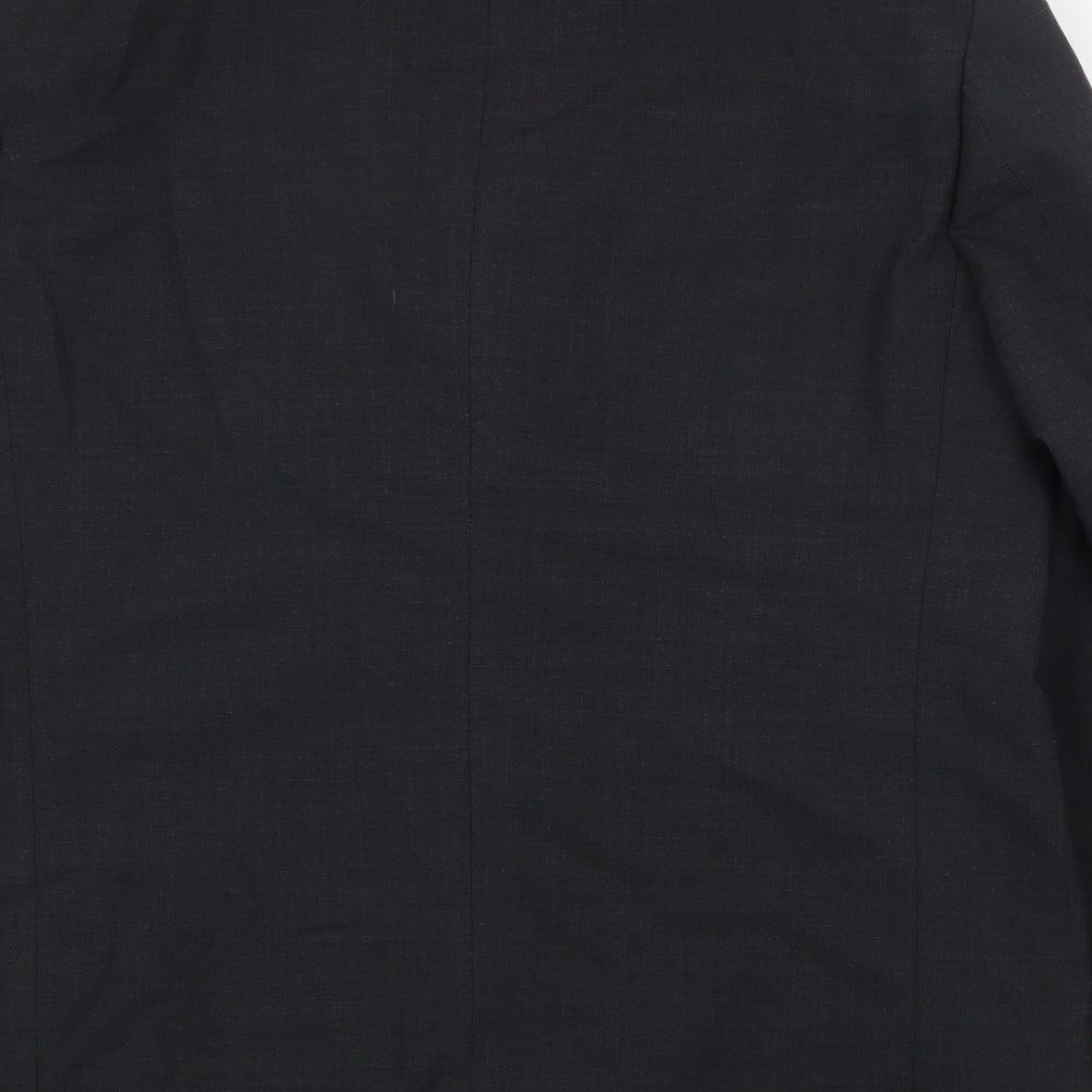 Marks and Spencer Mens Grey Polyester Jacket Suit Jacket Size 44 Regular
