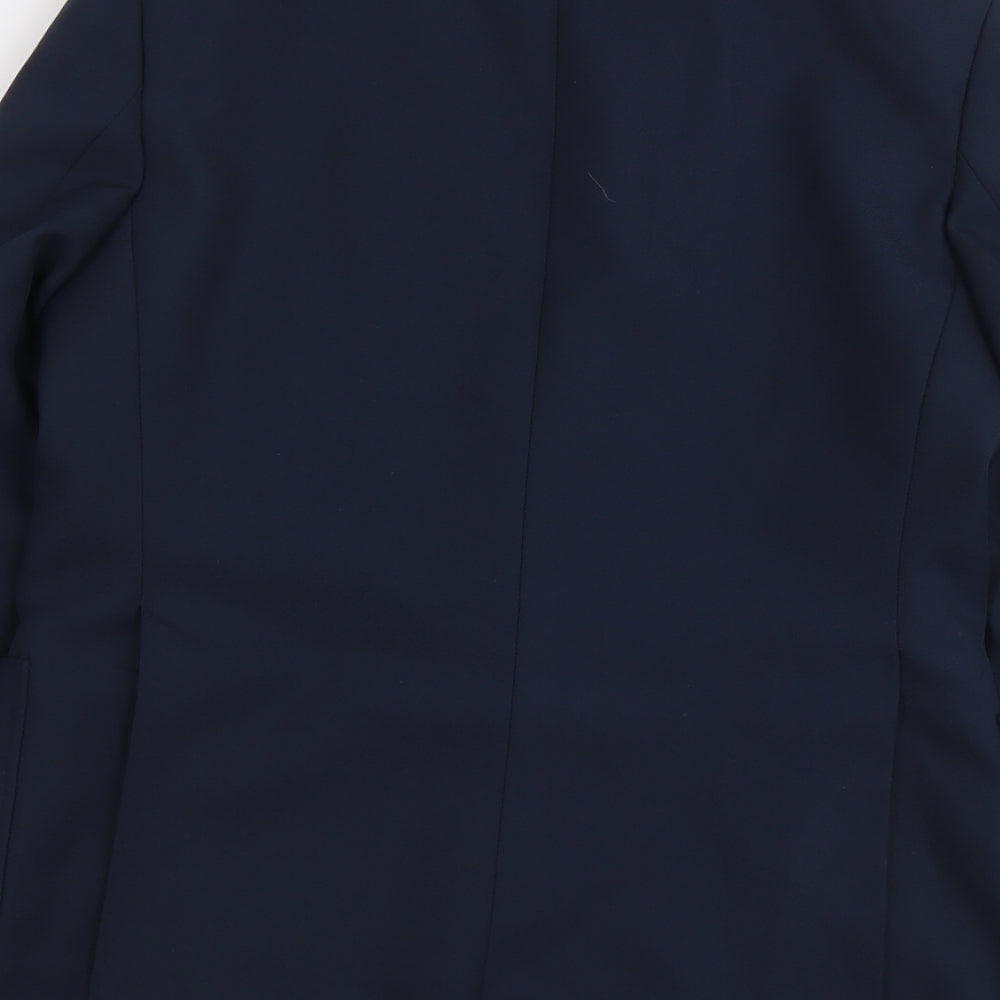 Marks and Spencer Mens Blue Polyester Jacket Blazer Size L Regular