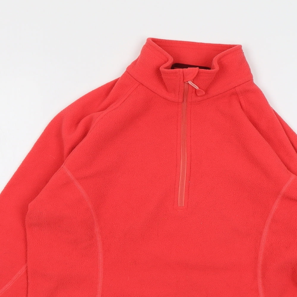 Mountain Hardwear Womens Pink Polyester Pullover Sweatshirt Size S Zip