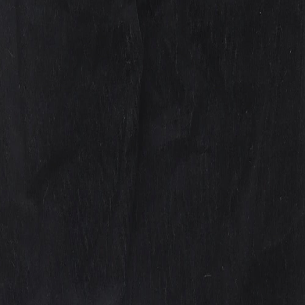 Marks and Spencer Womens Black Chlorofibre Trousers Size 12 Regular Zip