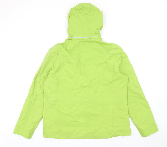 Esprit De La Mer Womens Green Jacket Size XL Zip