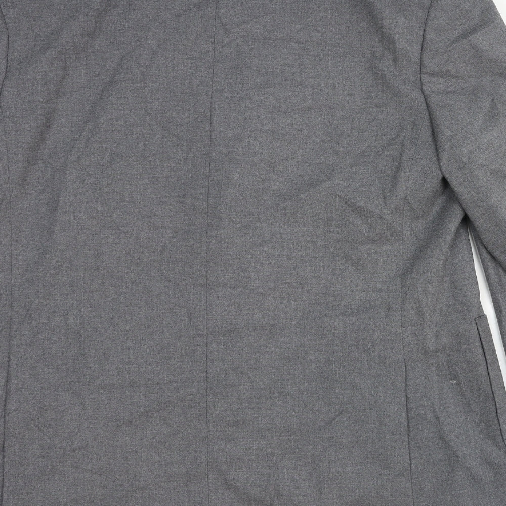 Marks and Spencer Mens Grey Wool Jacket Suit Jacket Size 42 Regular