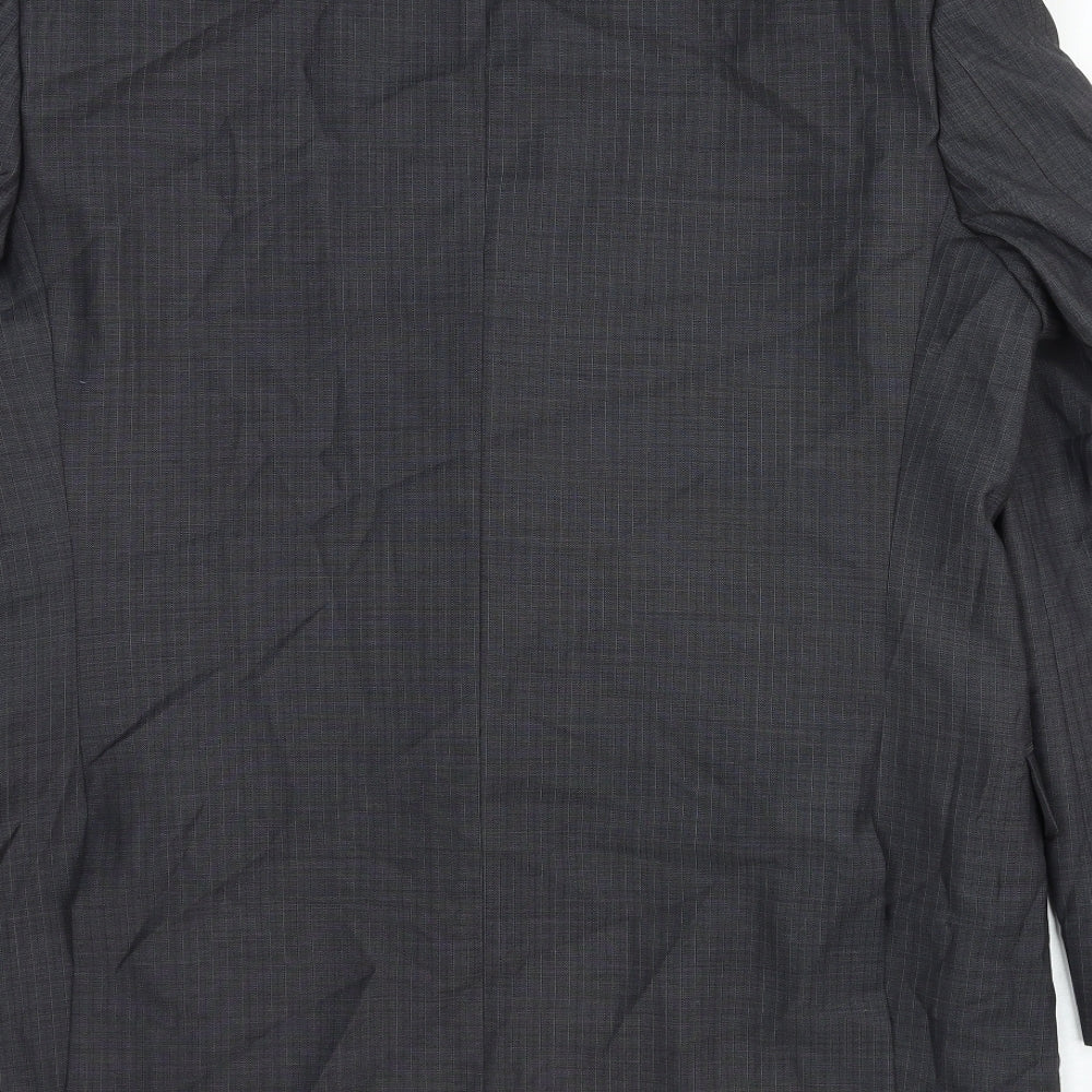 Marks and Spencer Mens Grey Wool Jacket Suit Jacket Size 42 Regular