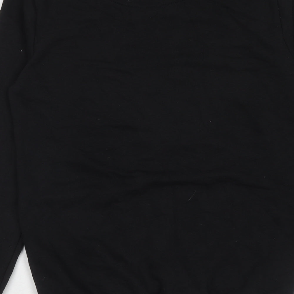 KENZO Mens Black Cotton Pullover Sweatshirt Size S - Lion Kenzo Paris