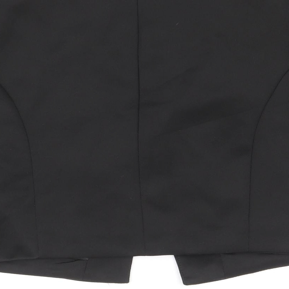 Klass Womens Black Jacket Blazer Size 12 - Embellished Sleeves