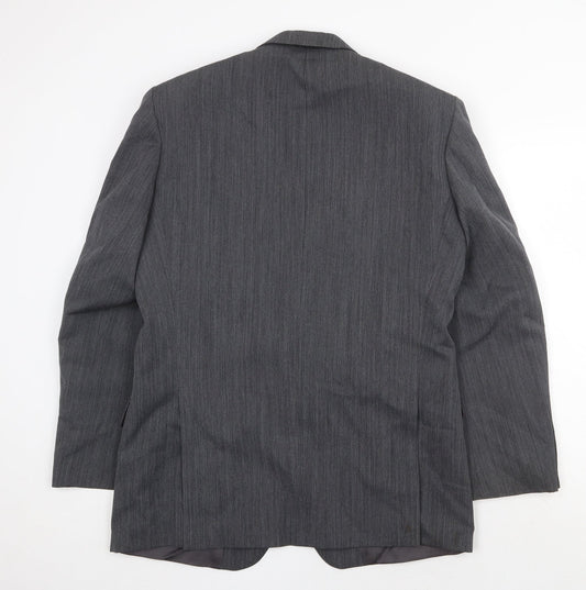 Marks and Spencer Mens Grey Wool Jacket Suit Jacket Size 40 Regular