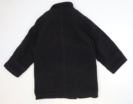 Planet Womens Grey Jacket Size 14 Button