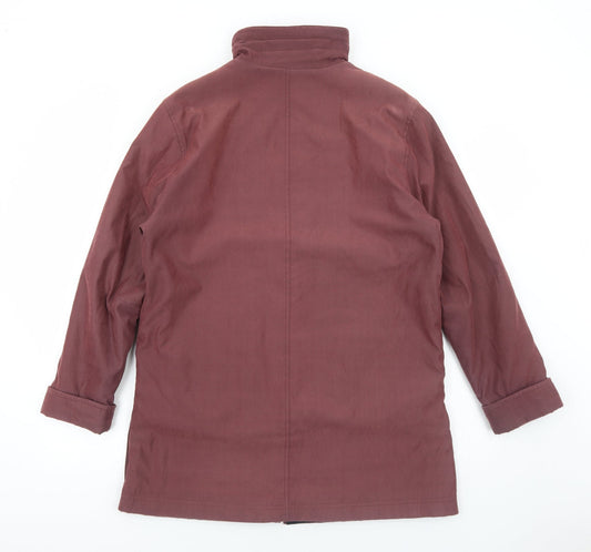 George Womens Red Jacket Size 12 Zip