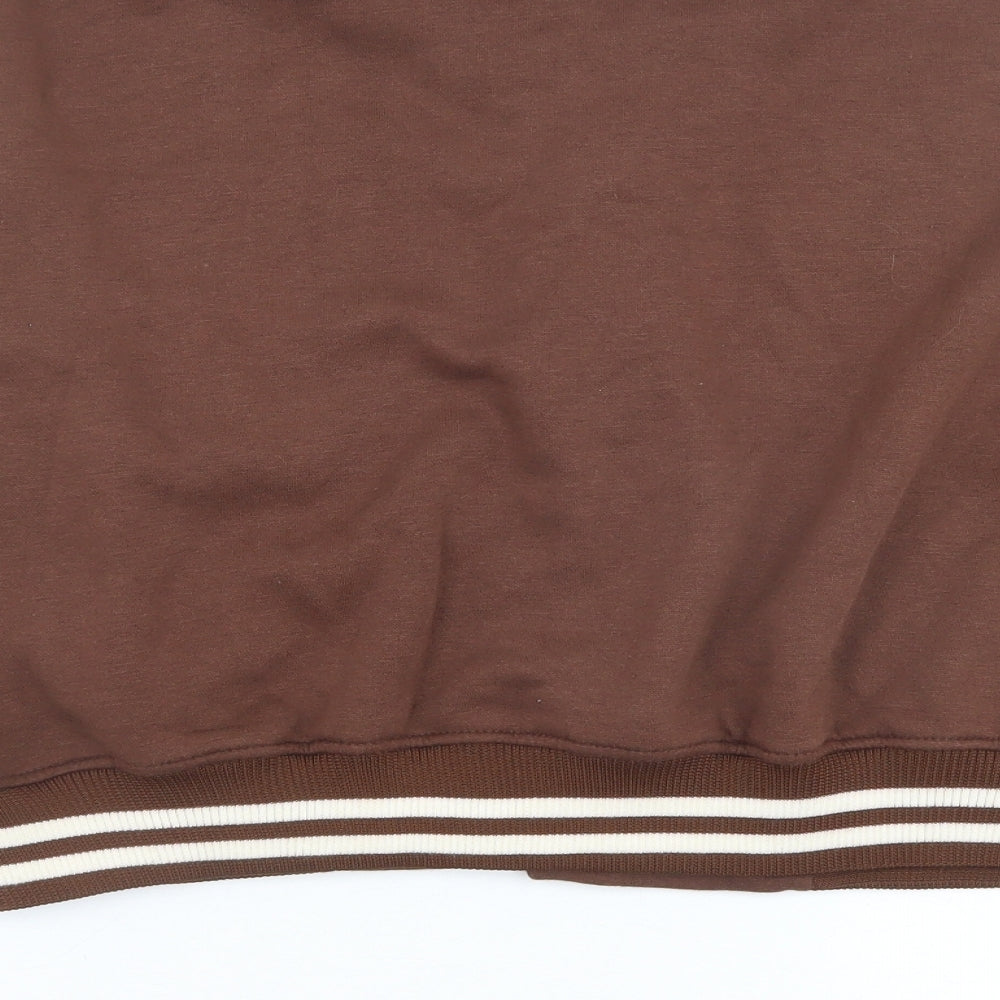Fashion Us Womens Brown Jacket Size 12 Button - LA