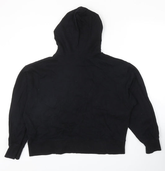 New Look Womens Black Cotton Pullover Hoodie Size M Pullover - USA