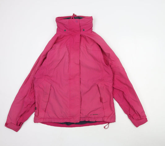 Mountain Life Womens Pink Jacket Size 12 Zip