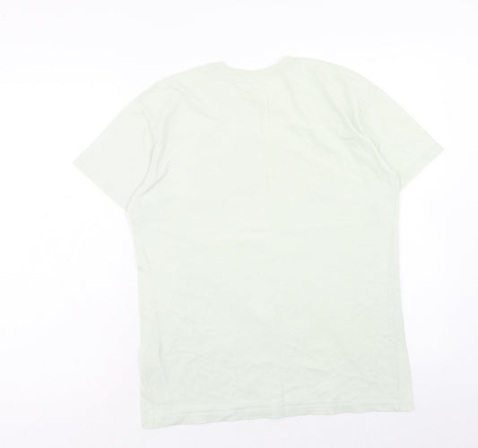 Hollister Womens Green Cotton Basic T-Shirt Size XS Round Neck - Los Angeles